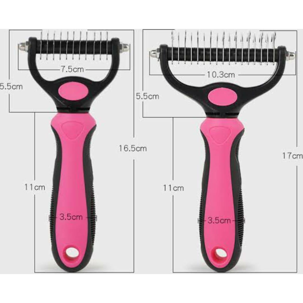 Dual Head Safe Dematting Comb