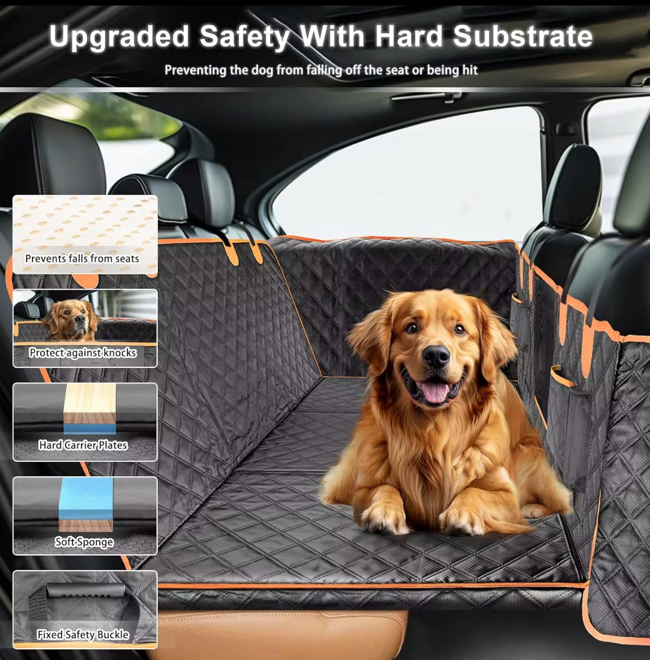 Hard Bottom Dog Car Seat Cover