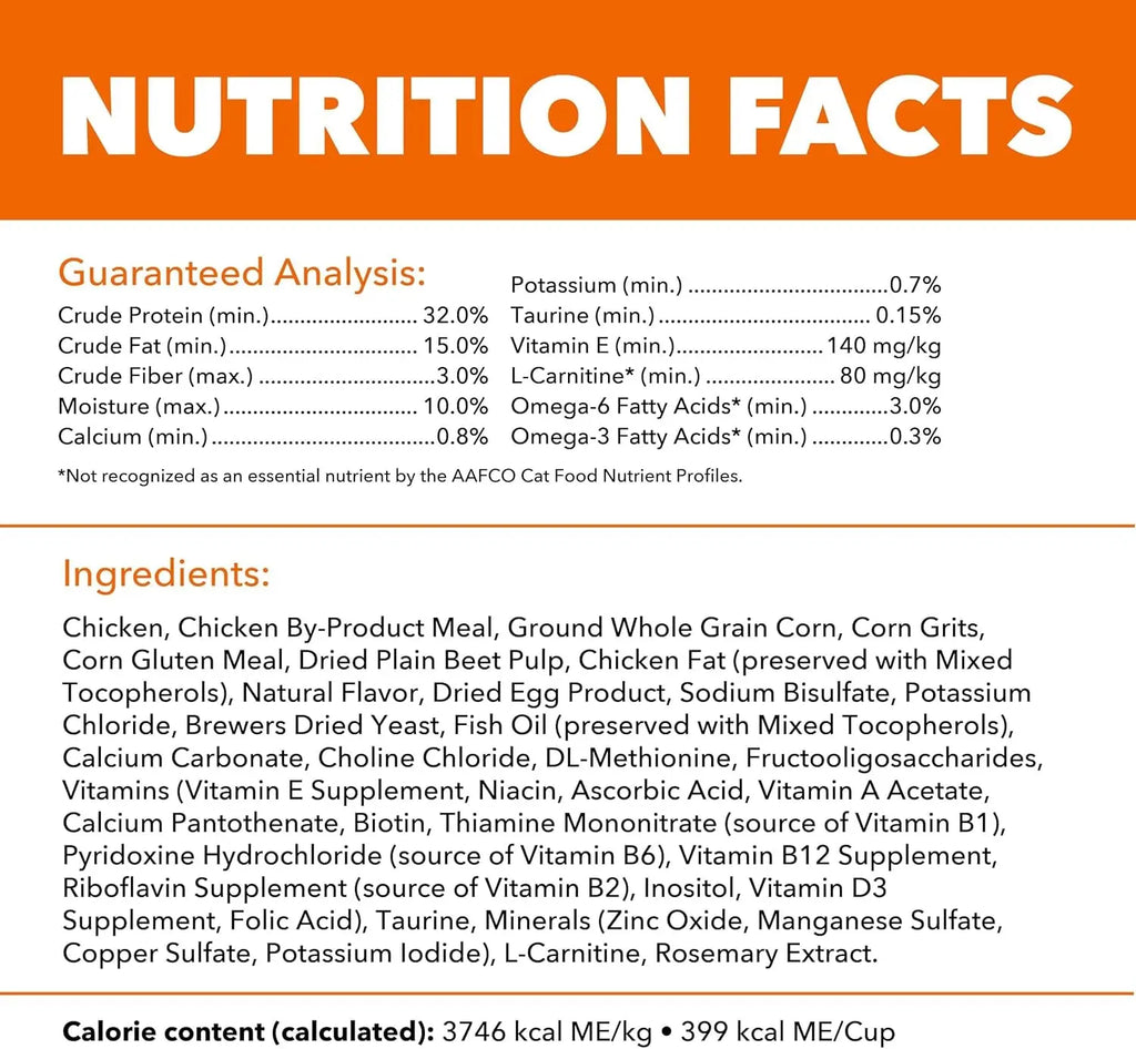 Proactive Health Adult Healthy Dry Cat Food with Chicken, 22 Lb. Bag