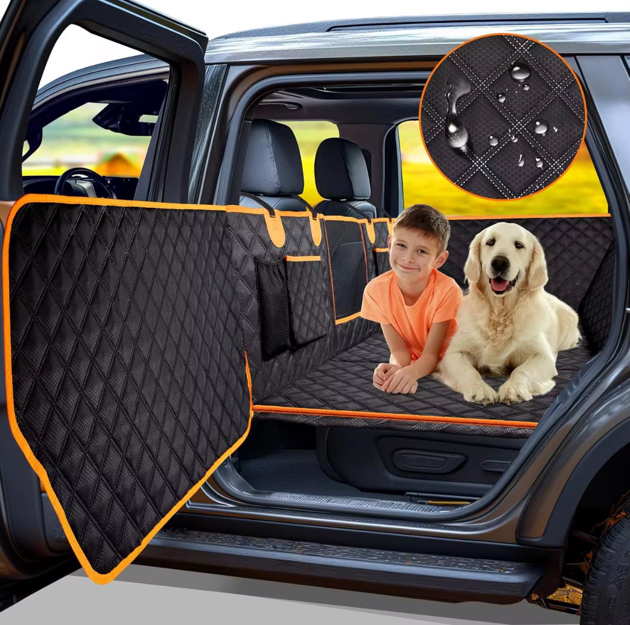 Hard Bottom Dog Car Seat Cover