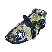 Waterproof Winter Stylish Dog Jacket with Built-in Harness