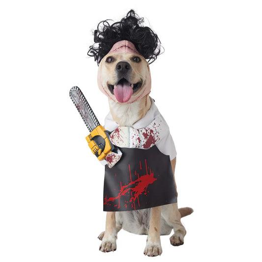 Texas Chainsaw Mutt-Sacre Leatherface Costume for Pets